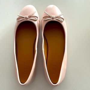Jcrew pink ballet flats size 8